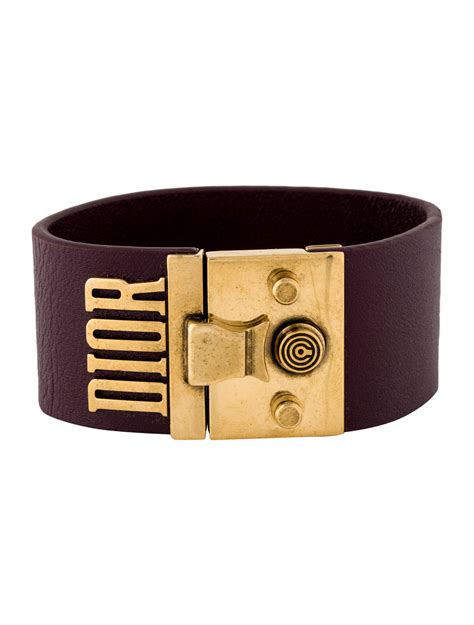 dior leather bracelet|christian dior studded friendship bracelet.